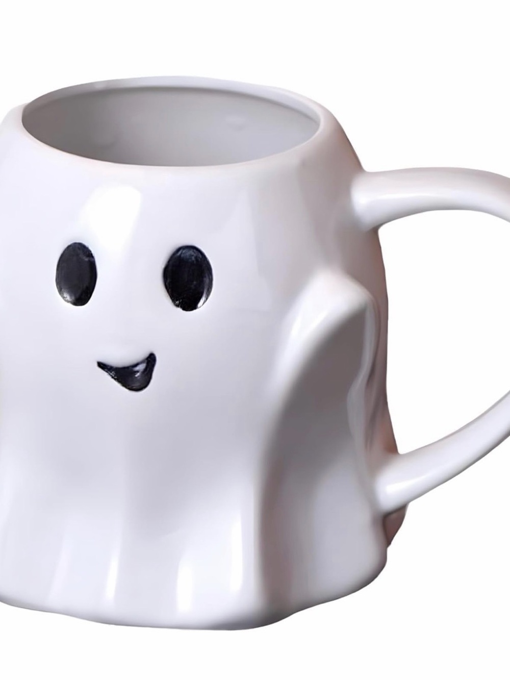 White Ghost Ceramic Mug
